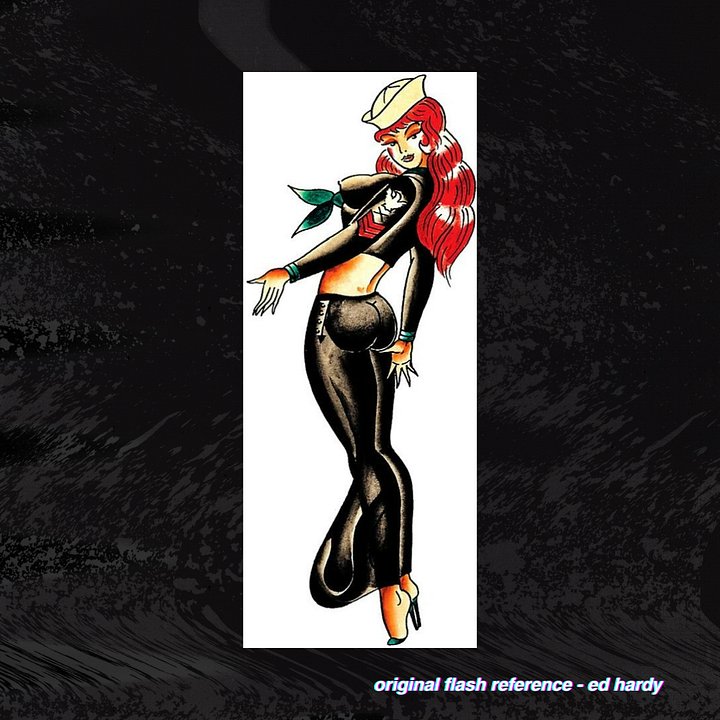 Ed Hardy Sailor Pin Up Pattern product image (2)
