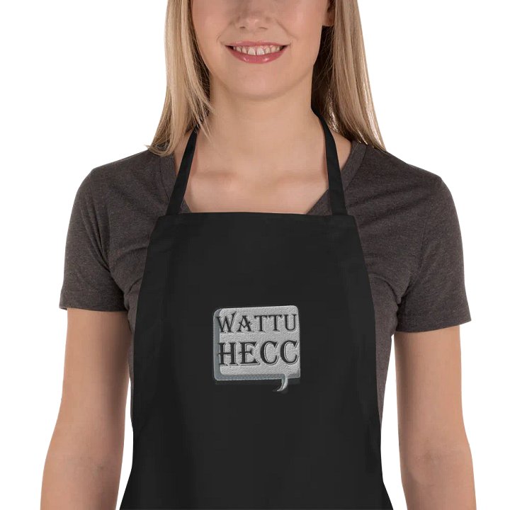 wattuhecc Embroidered Cooking Apron product image (1)