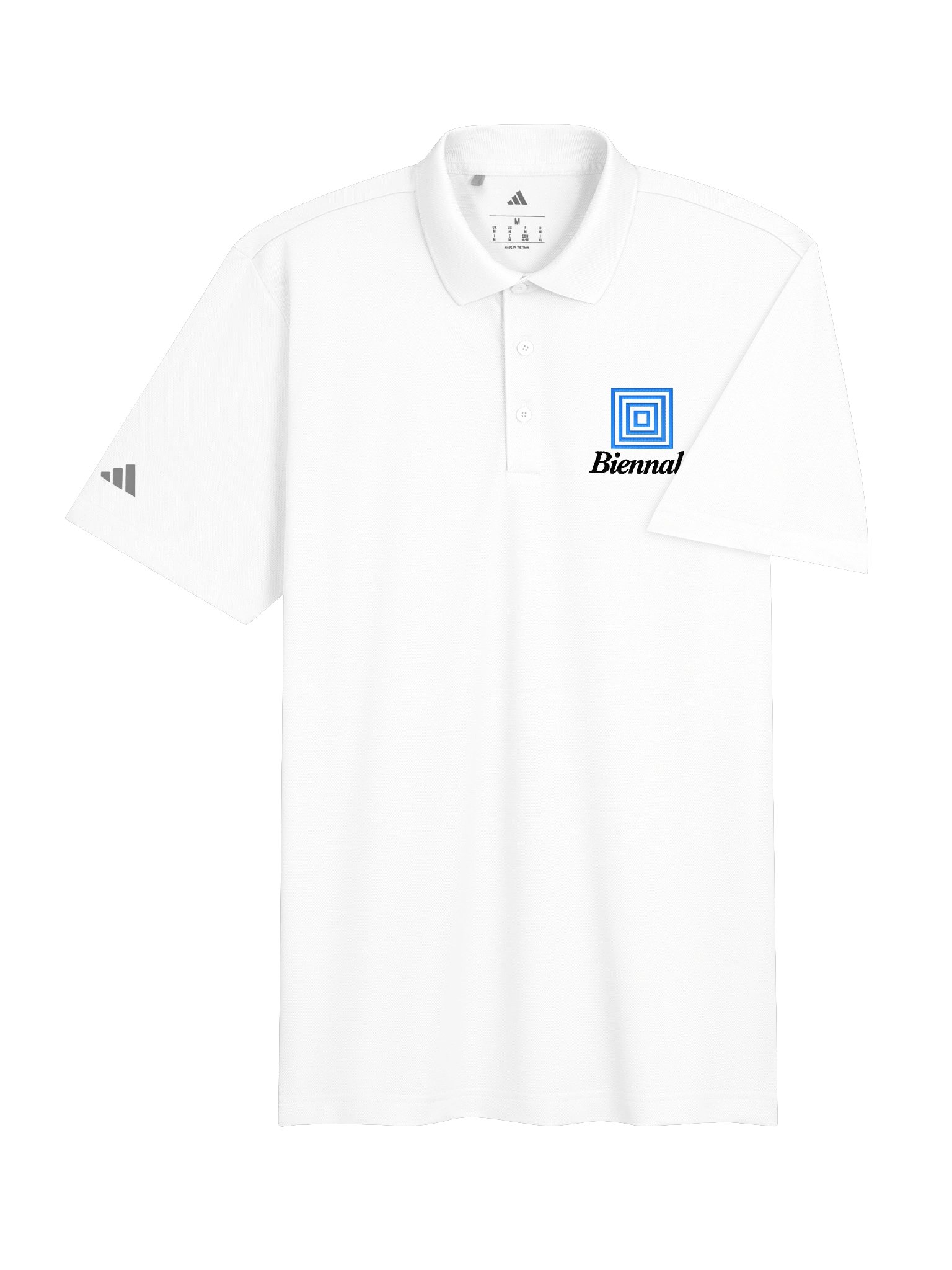 Blue Square Minimalist Adidas Sport Polo product image (3)
