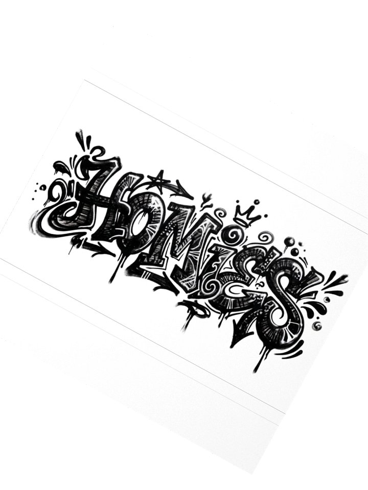 B&W Homies Graffiti Sticker product image (3)