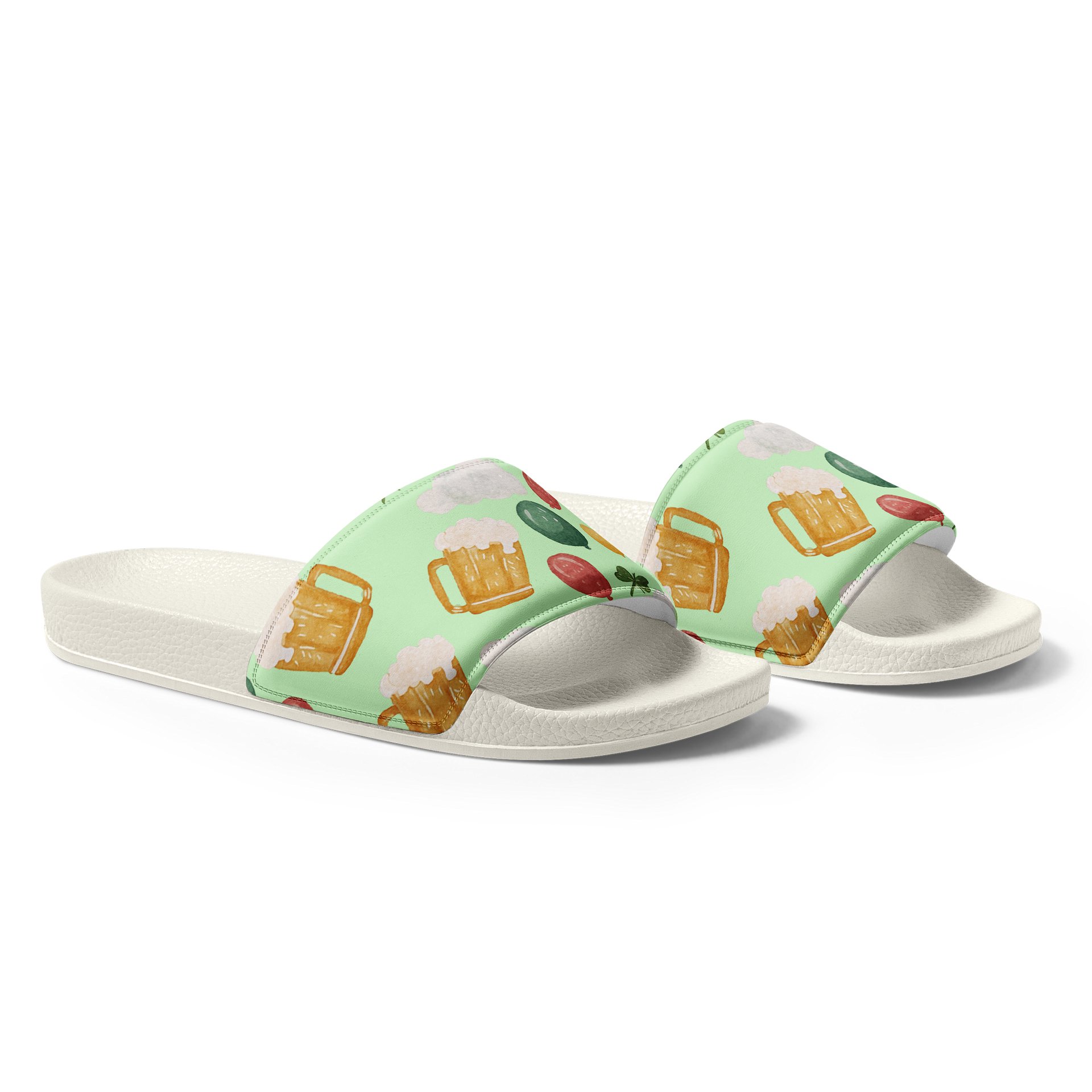 St. Patrick's DayBeer Mugs Men's Slides product image (6)