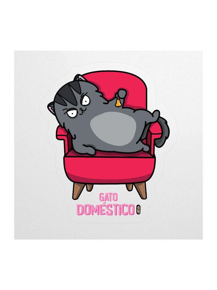 Gato Doméstico - Sticker (Kiss Cut) product image (1)