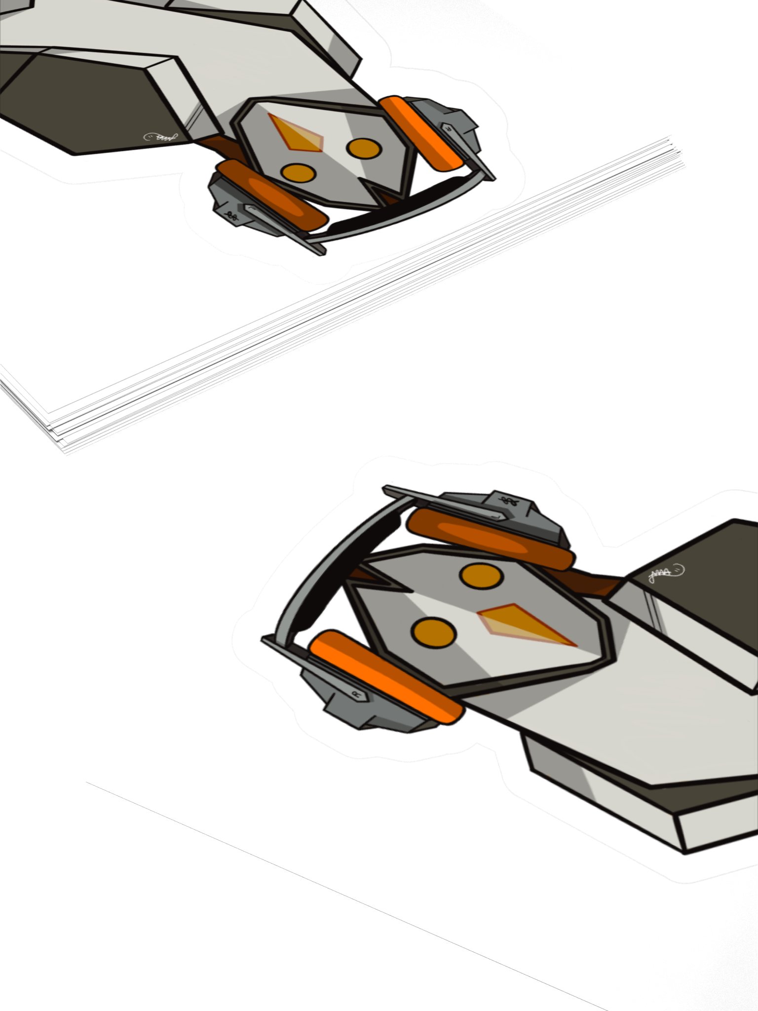 The Beats Owl — Kiss-Cut Sticker product image (4)