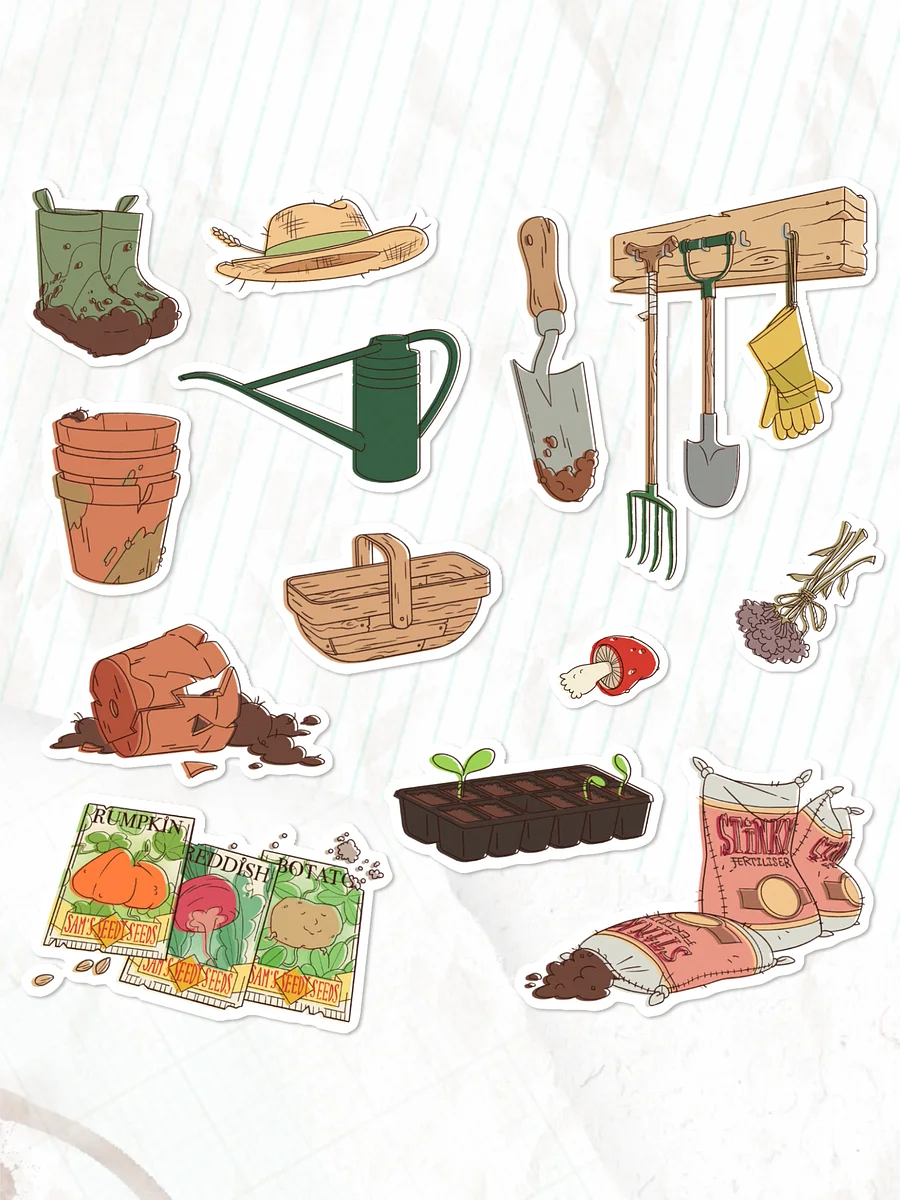 Garden Props - STICKER SET product image (1)