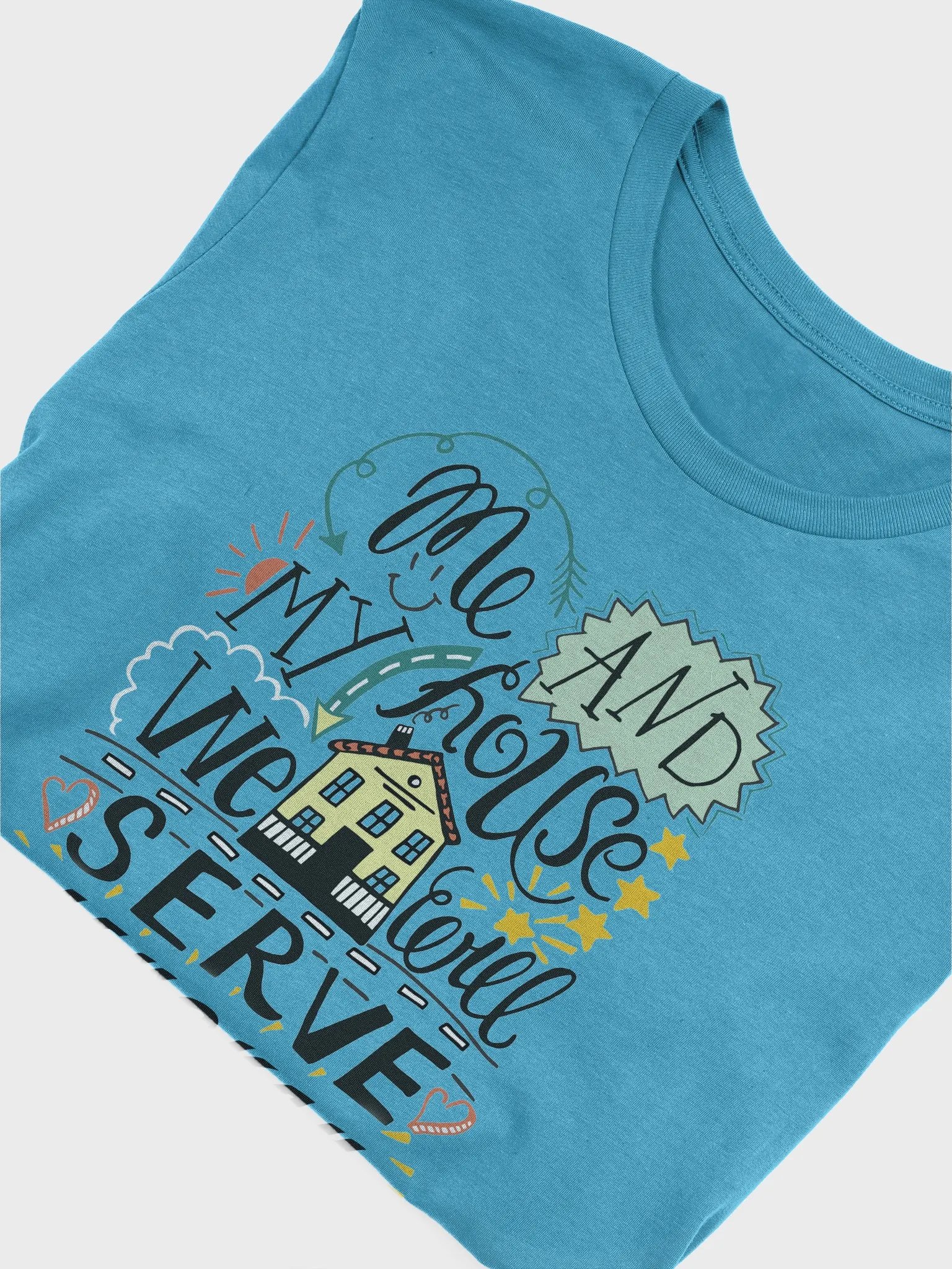 "Me and My House Will Serve Jehovah" Scripture T-Shirt – Joshua 24:15 product image (4)