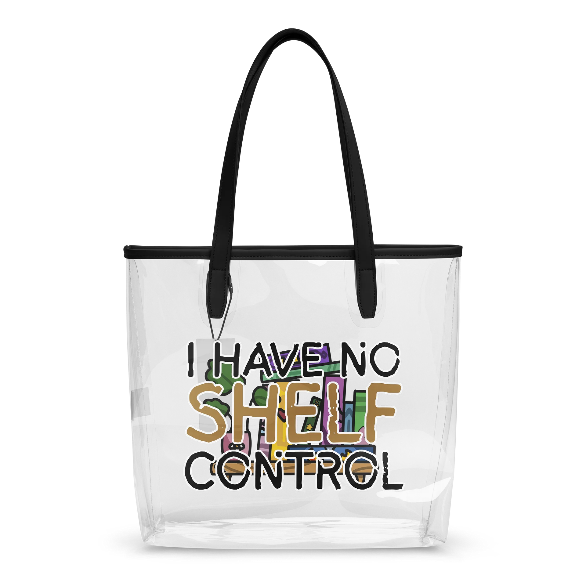 No Shelf Control Clear Tote Bag product image (2)