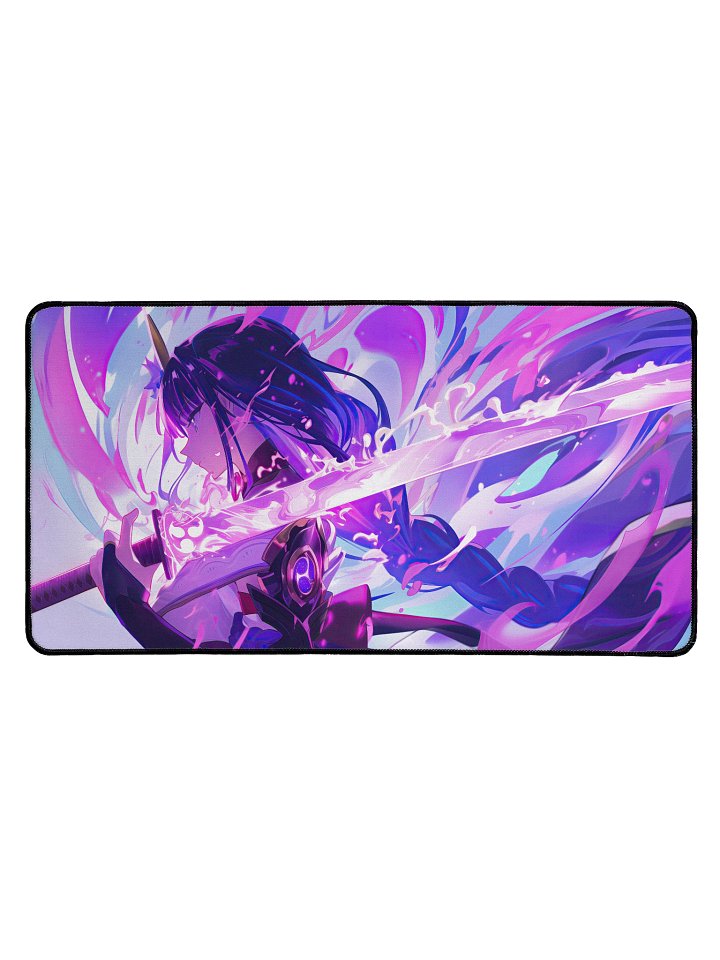 Raiden Shogun Deskmat | Genshin Impact XL Gaming Desk Pad product image (2)