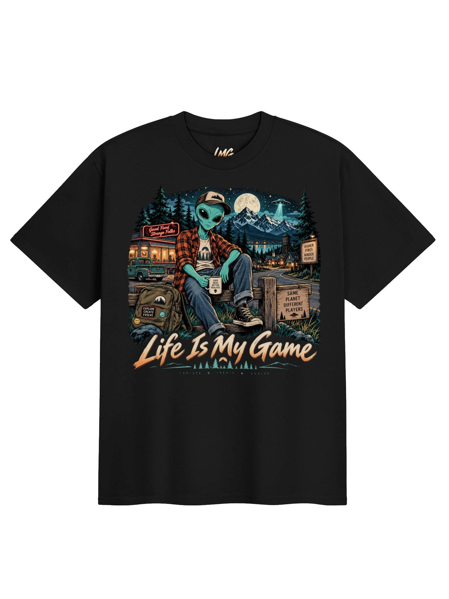 Life Is My Game — Local Alien Unisex T-Shirt product image (1)