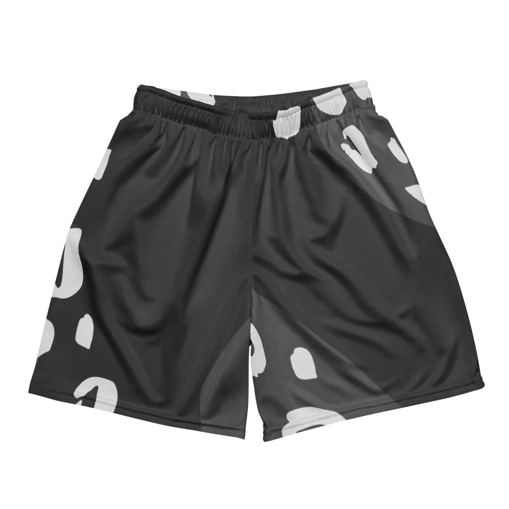 Grey Leopard Unisex Mesh Shorts product image (2)