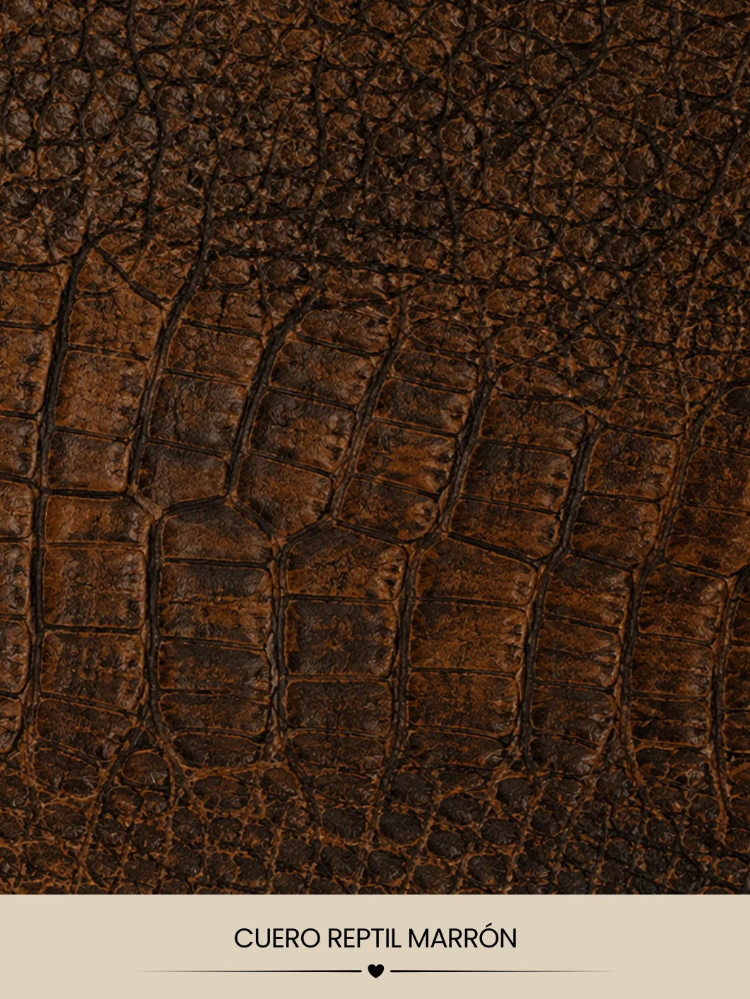 CUERO REPTIL MARRÓN product image (1)