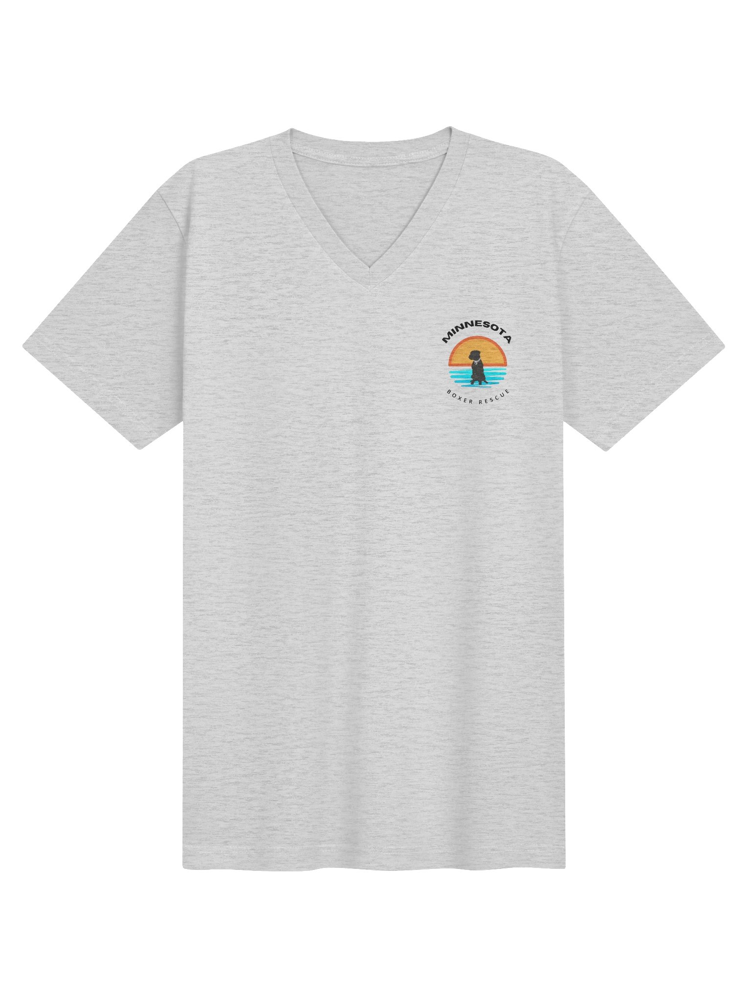 MNBR Sunset Logo V-Neck - Light w/Black Logo product image (5)