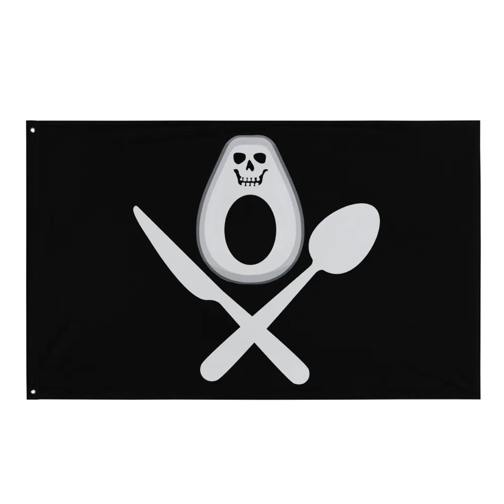 Pirate Avocado Flag product image (1)