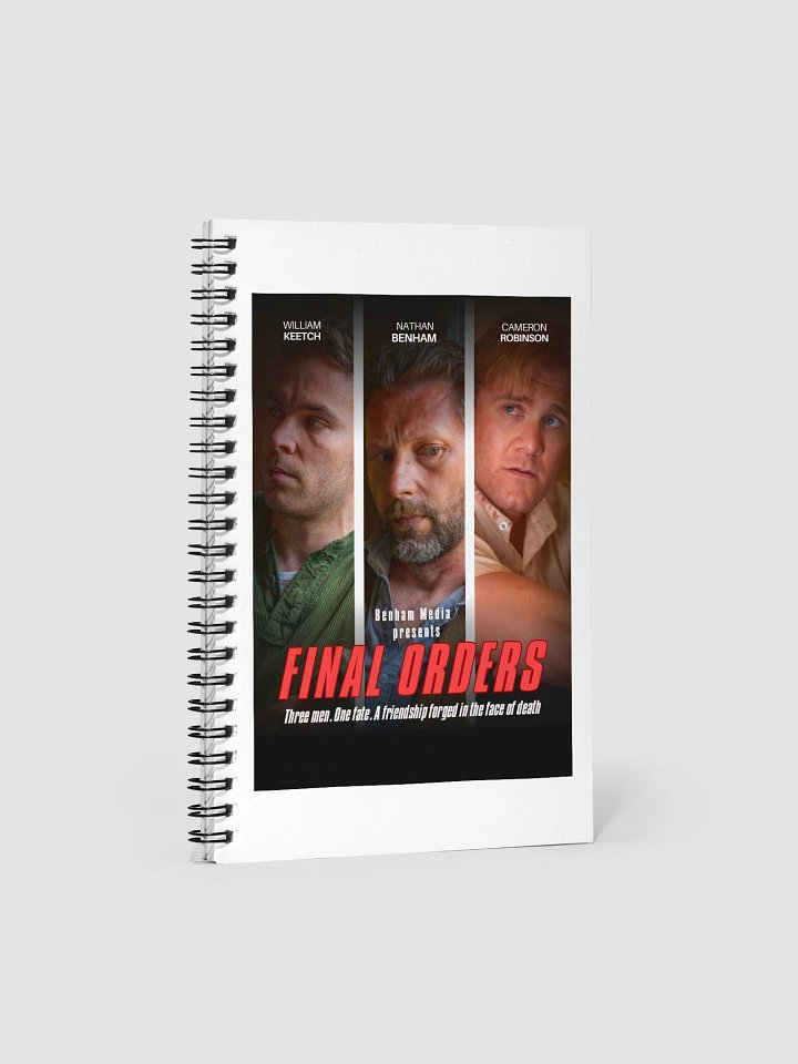 Final Orders Spiral Notebook product image (1)