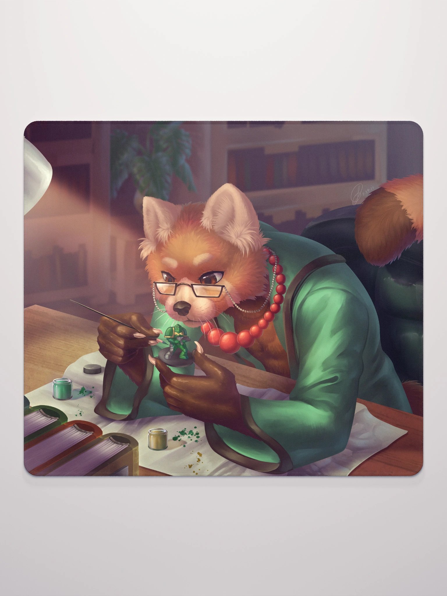Painterly Panda - Mouse Pad product image (4)