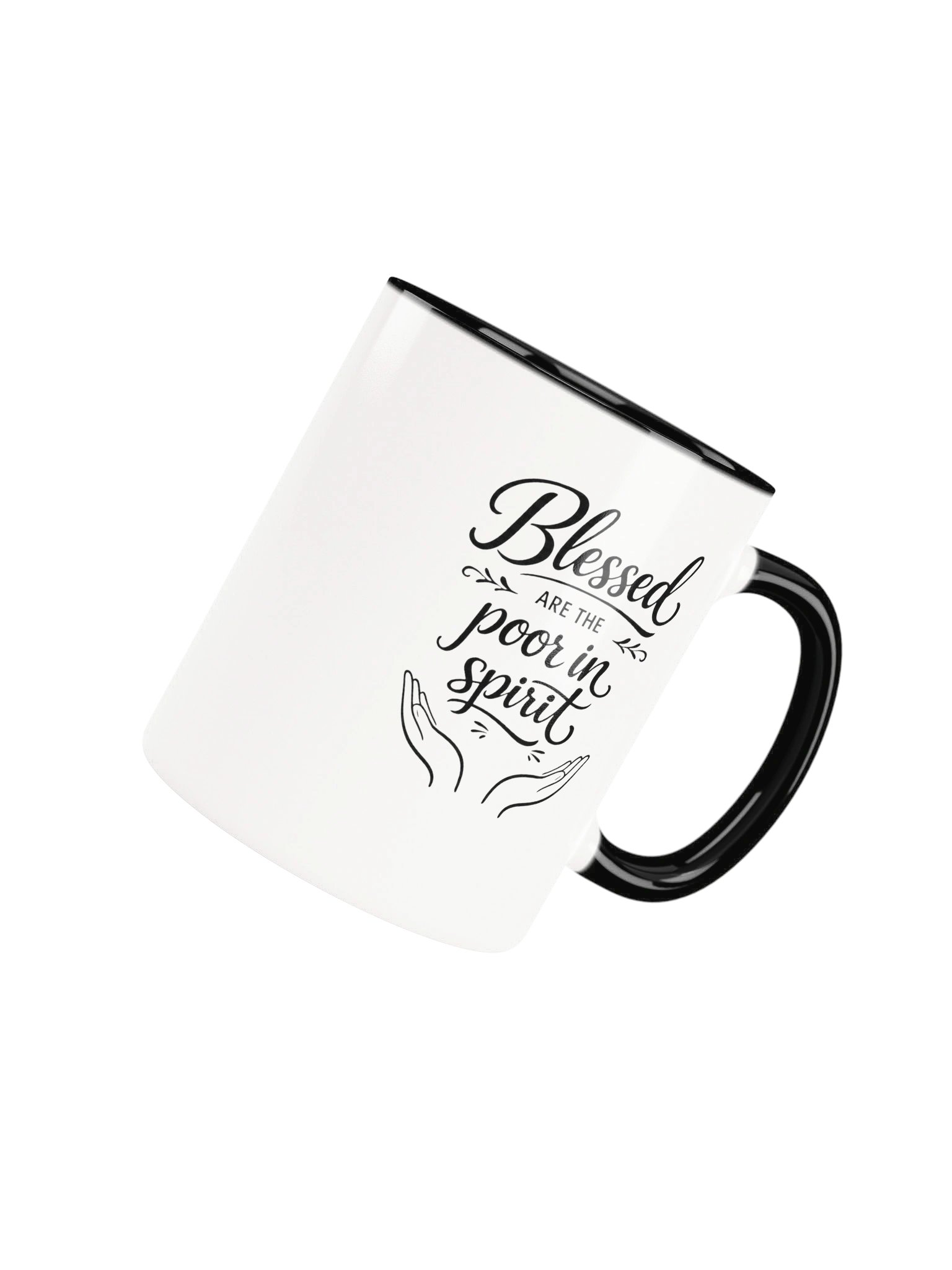 Blessed Are the Poor in Spirit Christian Coffee Mug | Matthew 5:3 Bible Verse Mug | Faith-Inspired Gift | Kingdom Life Co. product image (5)