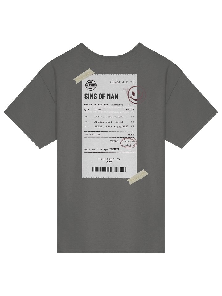 YHWH Heavyweight Tee - "Paid in Full" product image (1)