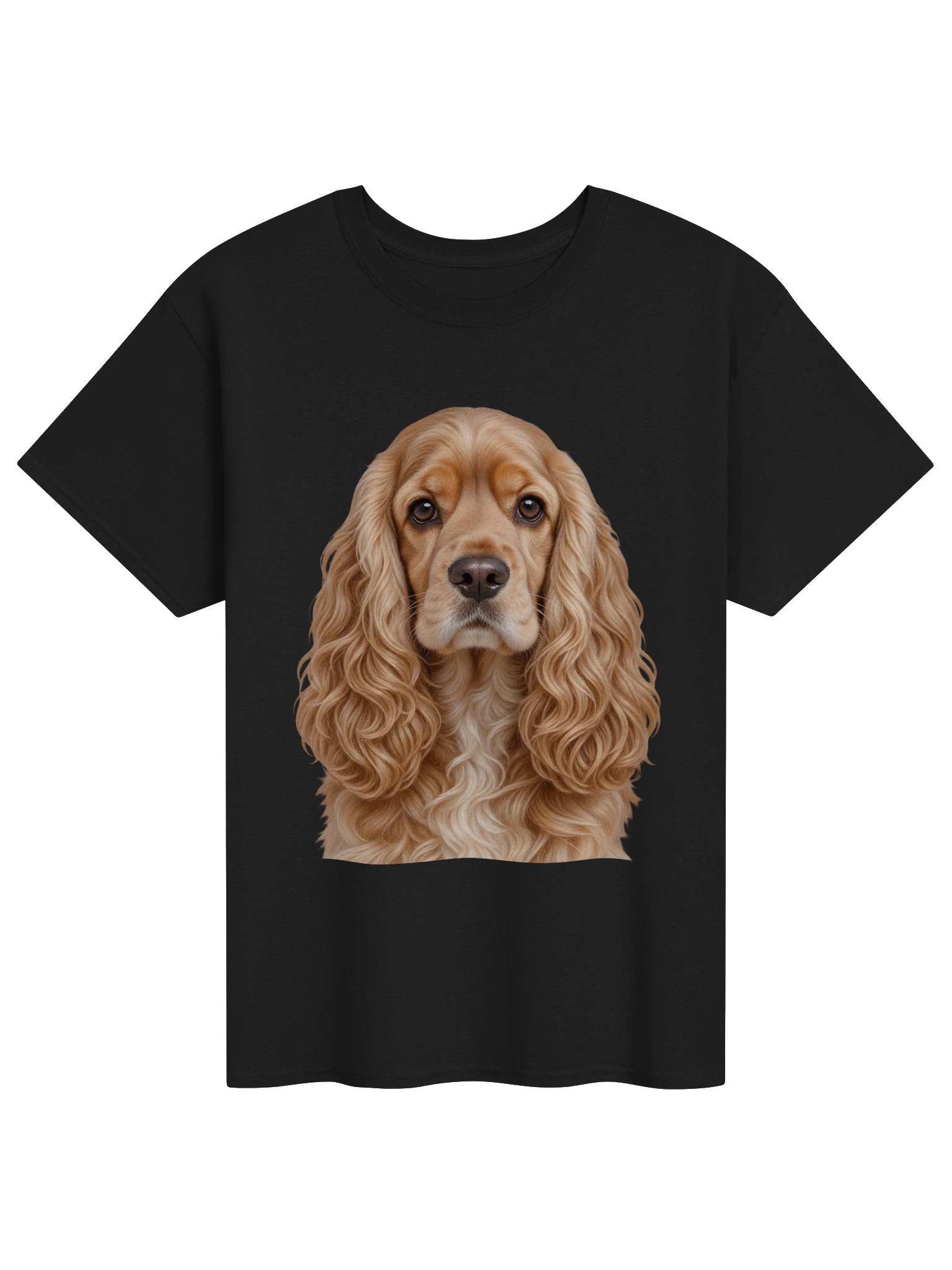 Dog - Cocker Spaniel (Face) — Unisex Gildan Heavyweight 100% Cotton T-Shirt product image (1)