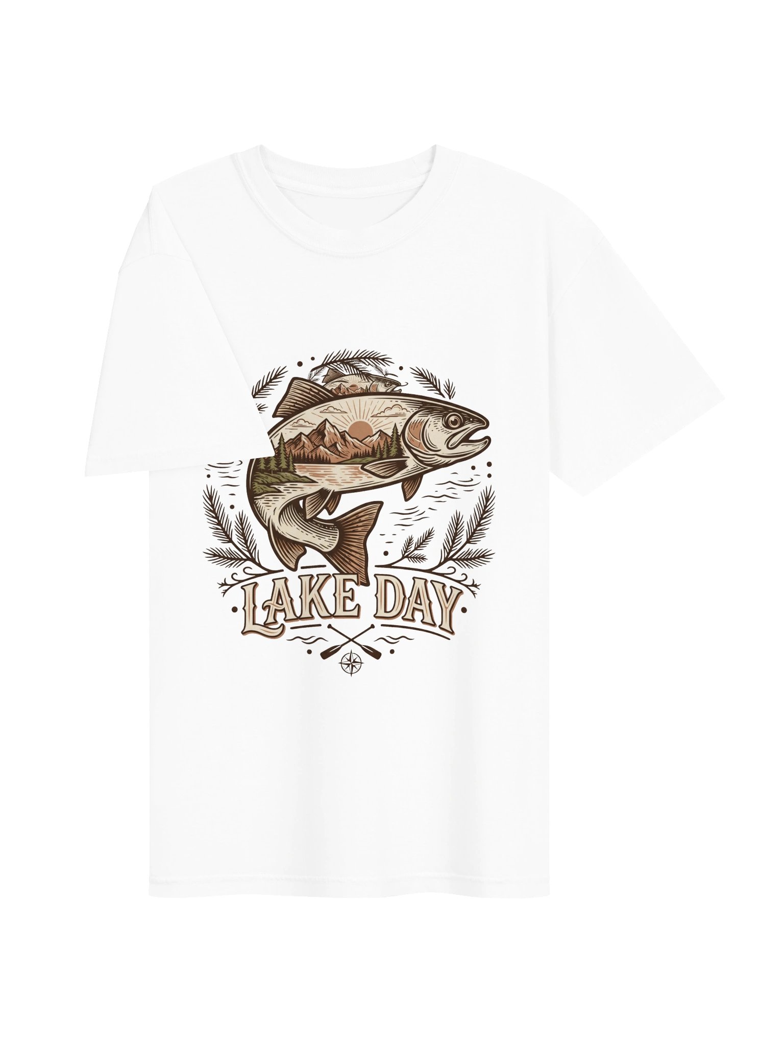 Lake Day Fish Graphic Tee product image (21)