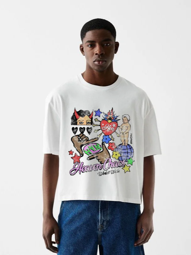 CHAOS GRAPHIC TEE WHITE product image (3)