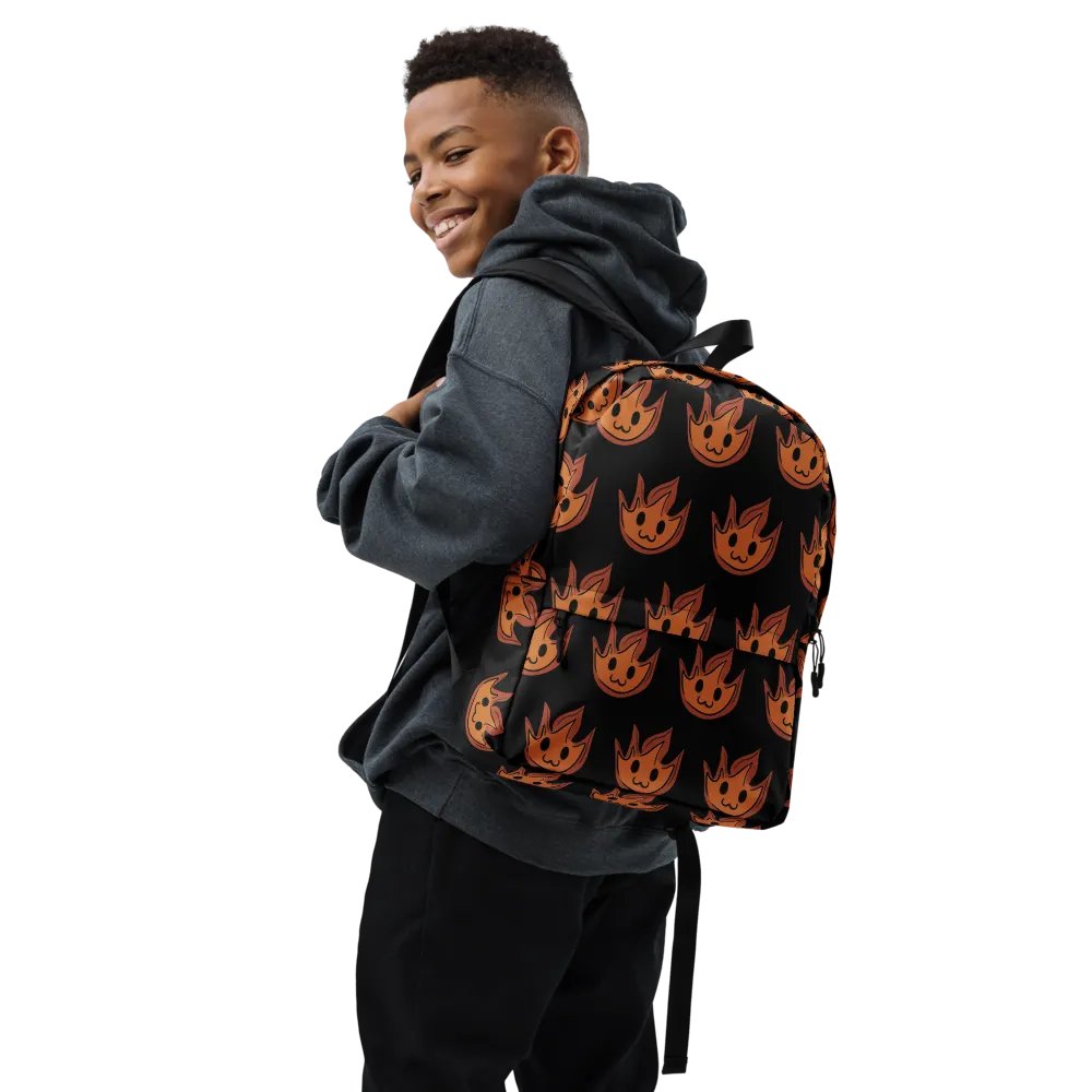 Smol Flame All-Over Print Backpack product image (7)