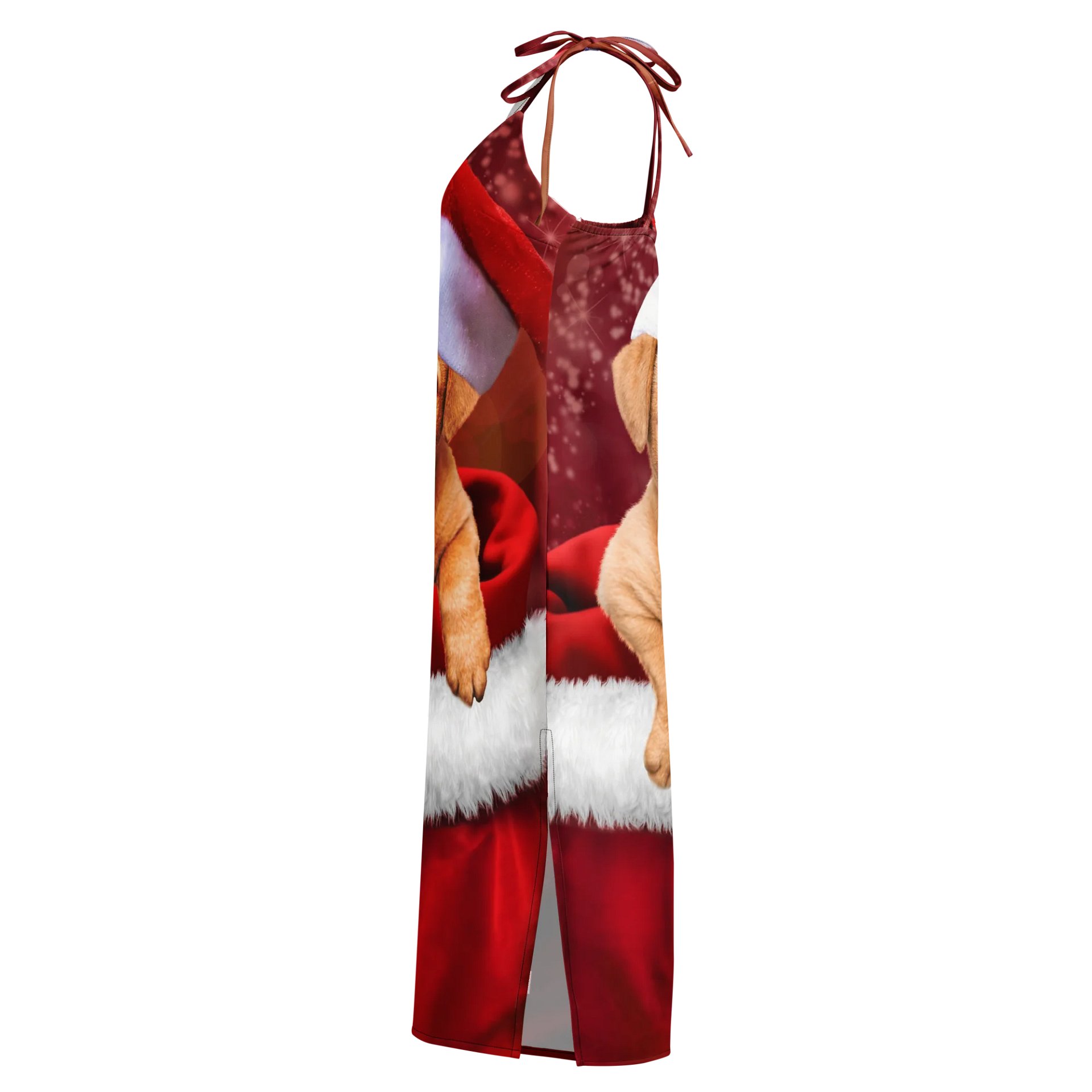 'It's Christmas' Santa Paws All-Over Slip Dress product image (3)