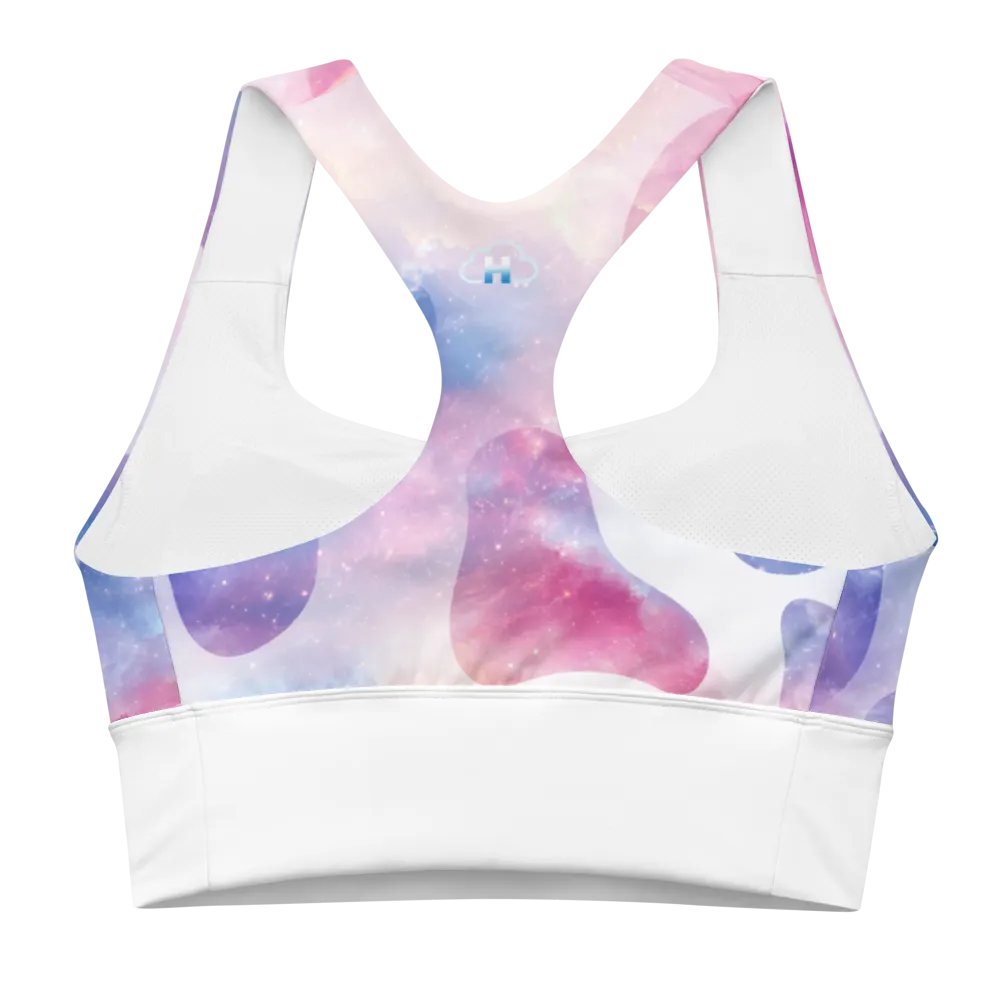 Crazy Cow Recycled Longline Sports Bra product image (2)