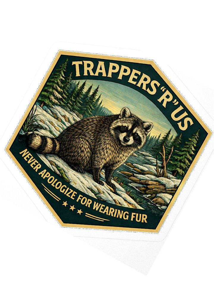 Sticker - Never Apologize - Raccoon product image (2)