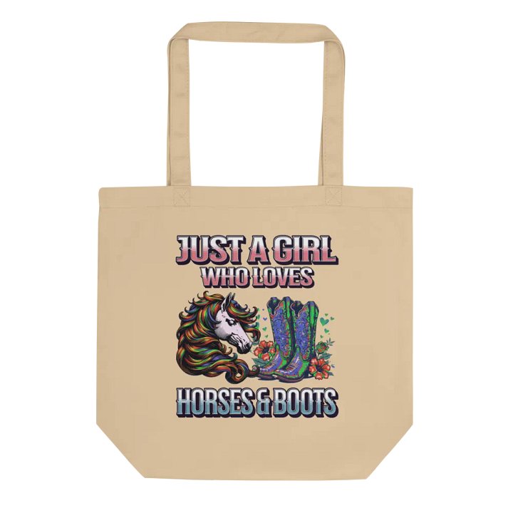 Just a Girl Who Loves Horses And Boots Tote Bag product image (1)