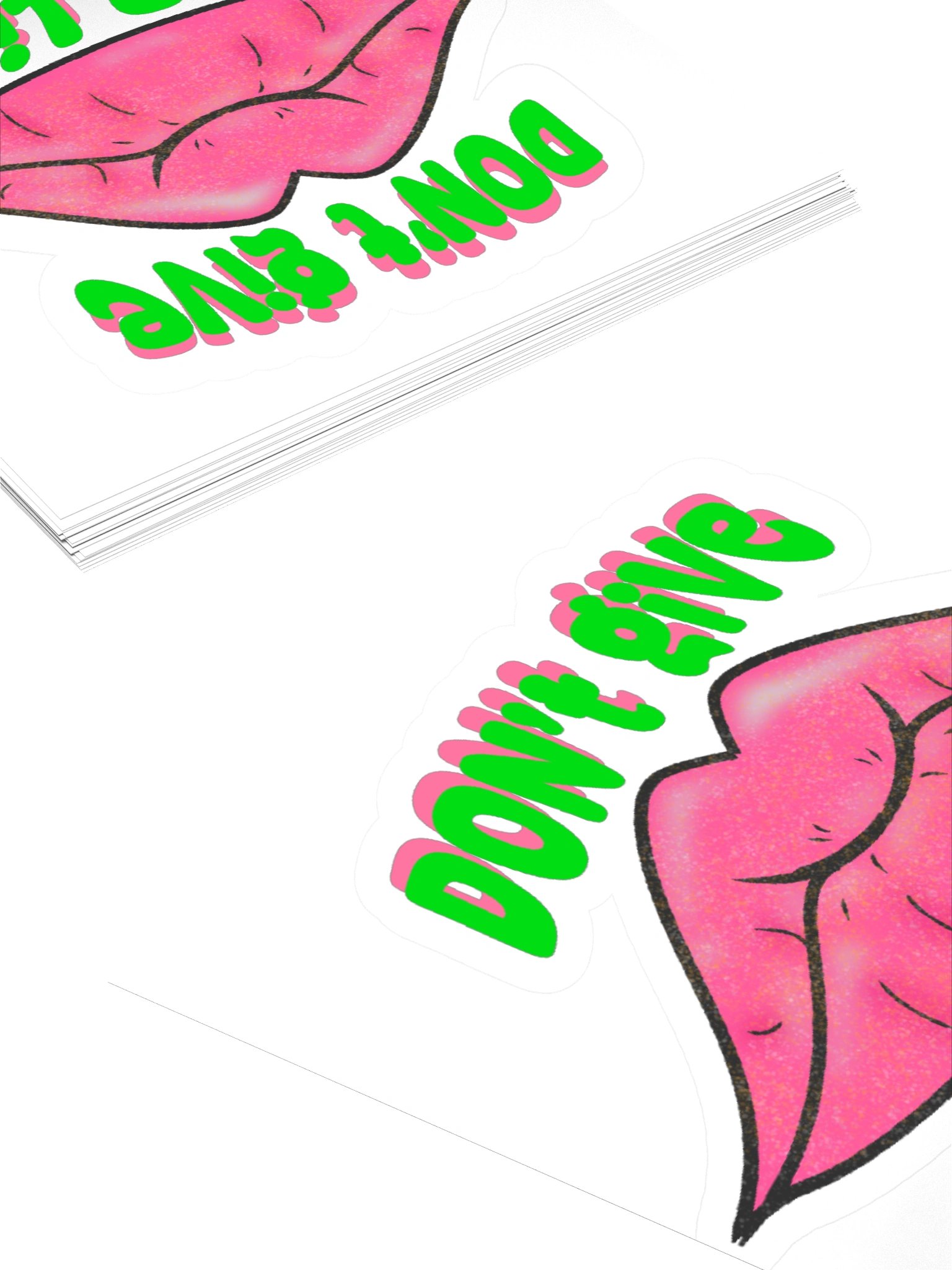 "Don't give me Lip" Sticker product image (11)