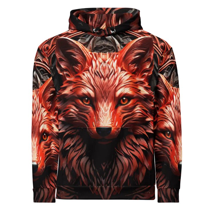 Tsula agigage (Red Fox) ᎬᏂᎨᏧᎵ - In Red Wood product image (1)