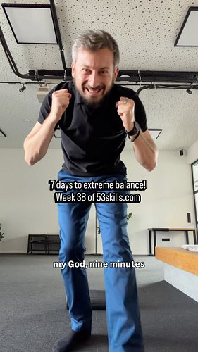 7 days to learn extreme balance! Week 38 of #53skills