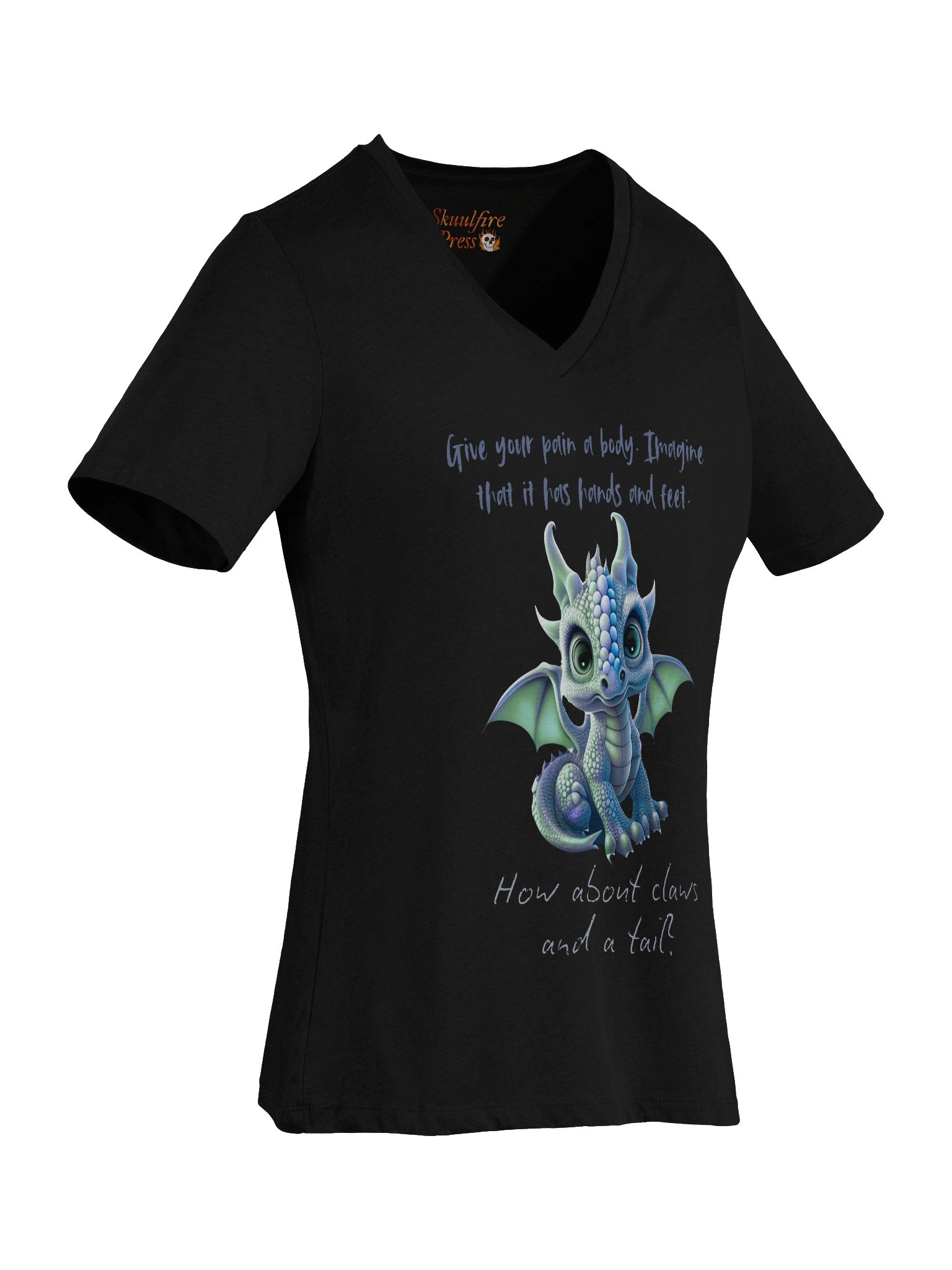 Give Your Pain a Body Dragon V-neck Tee product image (7)