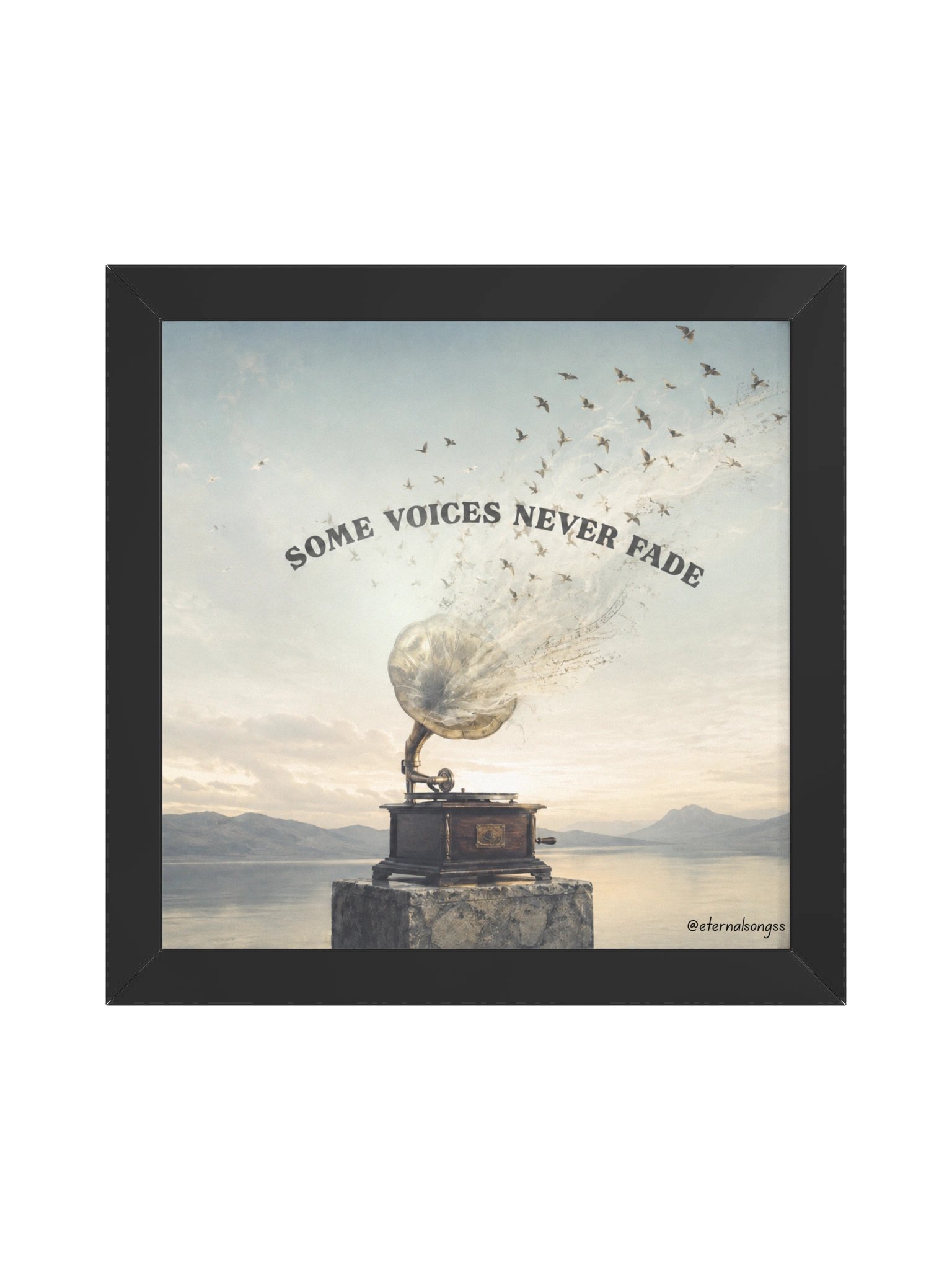 Some Voices Never Fade Framed Poster product image (3)