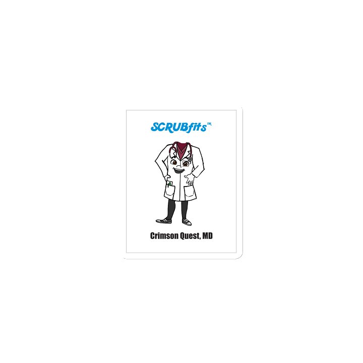 SCRUBfit™ Crimson Quest, MD Magnet product image (1)