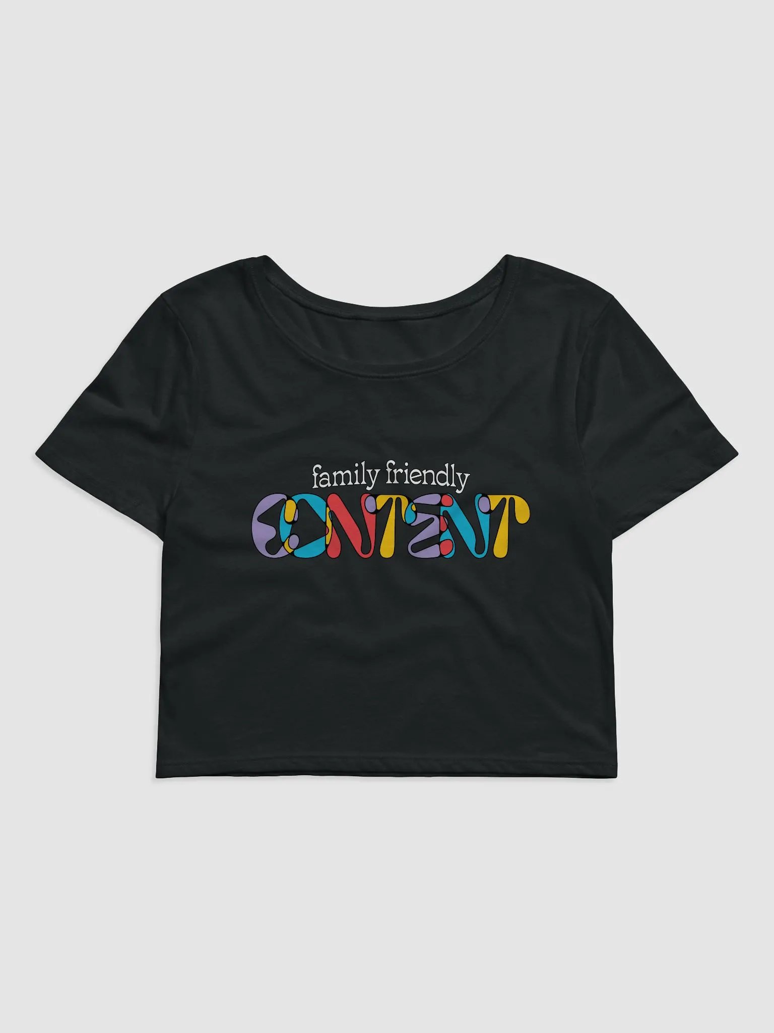 Family Friendly Content Crop Top product image (1)