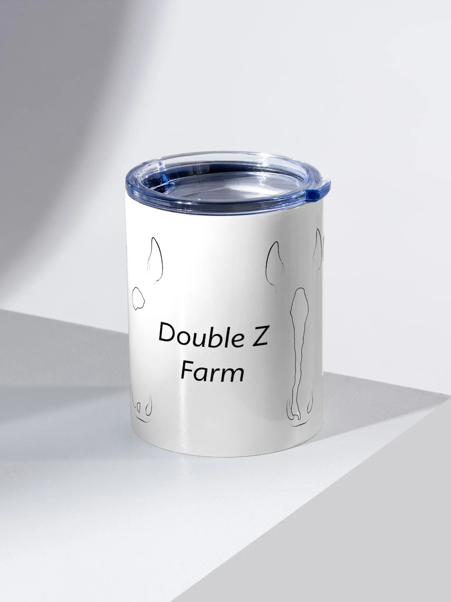 Horse Head Outlines Small Tumbler. product image (2)