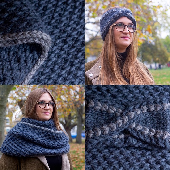 The Fulker Cowl | Knitting Pattern Digital Download product image (1)