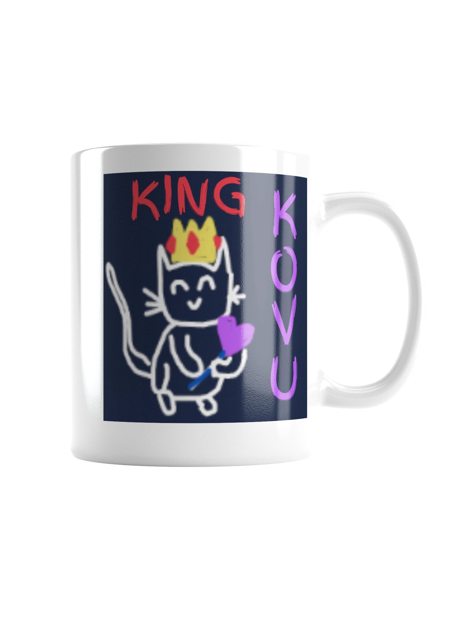 freaking cute cup with the king on it product image (9)