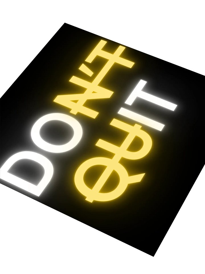 Don't Quit Stickers product image (6)