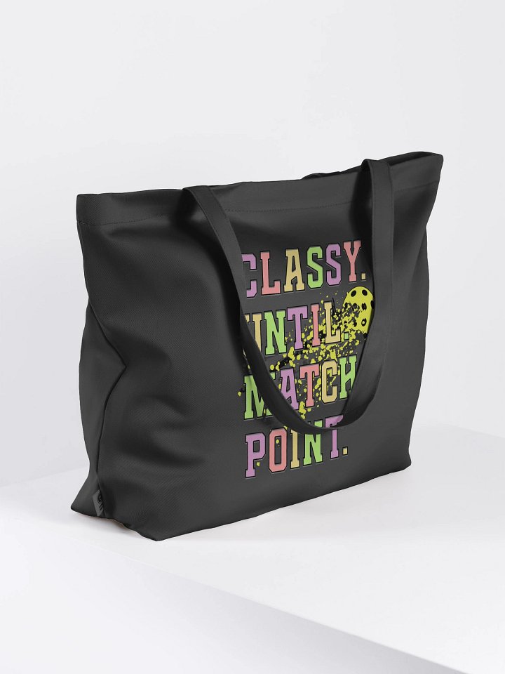 Classy Until Match Point Pickleball Splatter Tote product image (4)