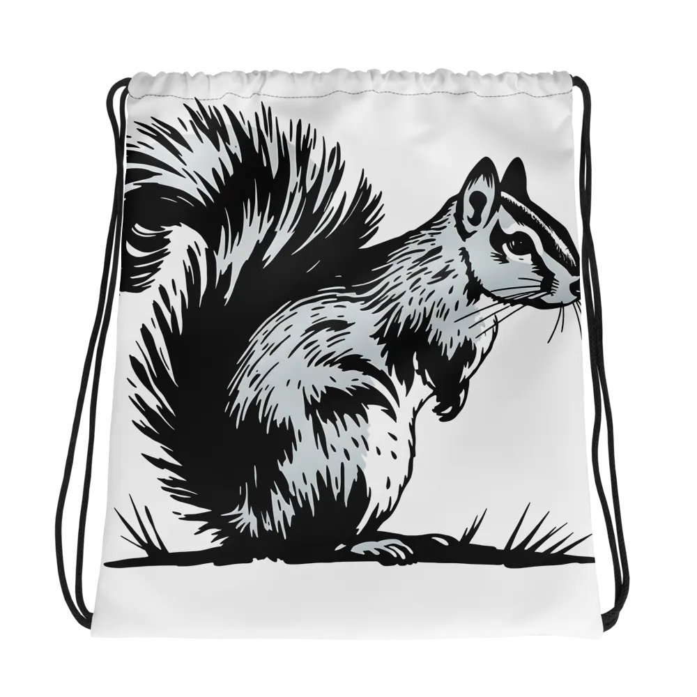 Squirrel Style All-Over Drawstring Bag product image (1)