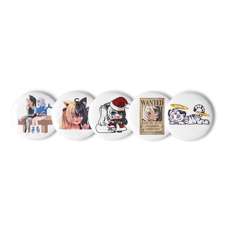 Pin Button - Limited Edition Collection #2 (White) product image (2)