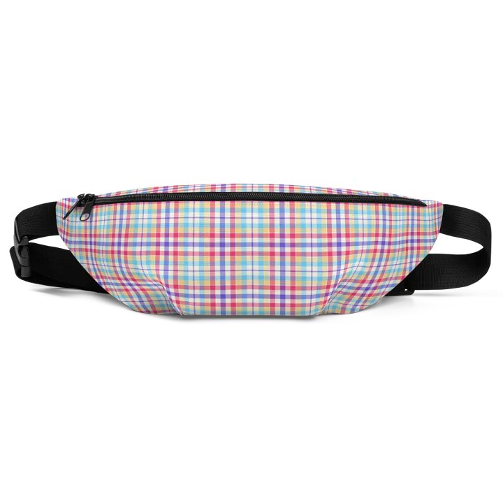 Purple, Pink, and Blue Plaid Fanny Pack product image (2)