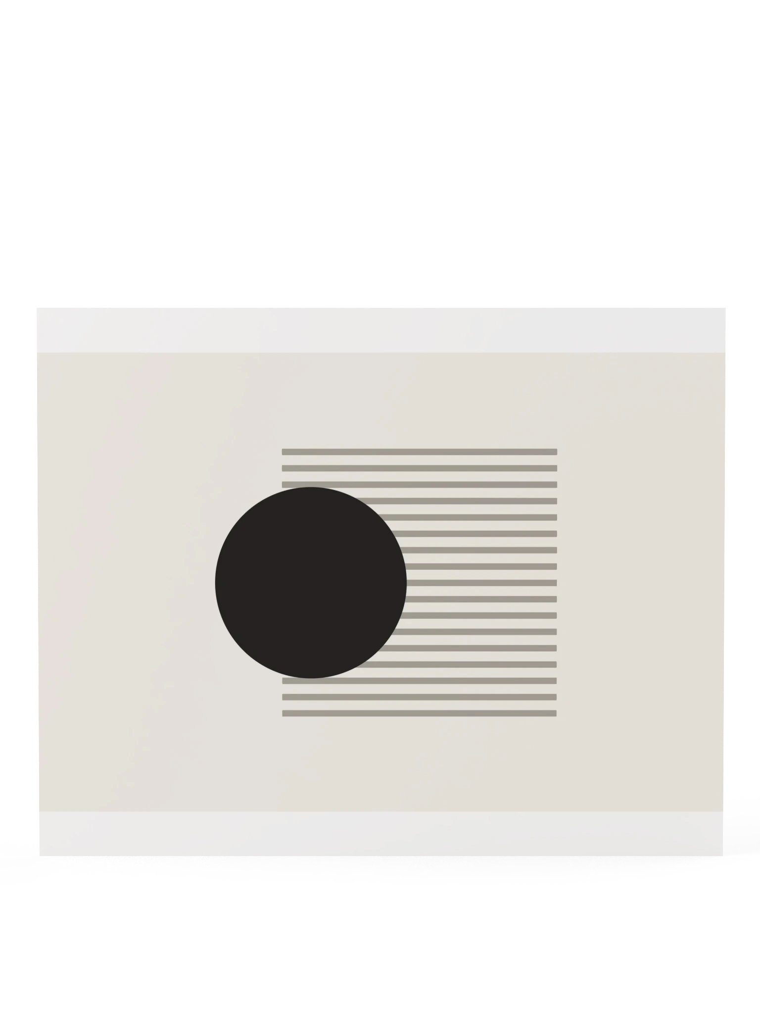 Black Sun Abstract Print | Modern Bathroom Wall Art product image (8)