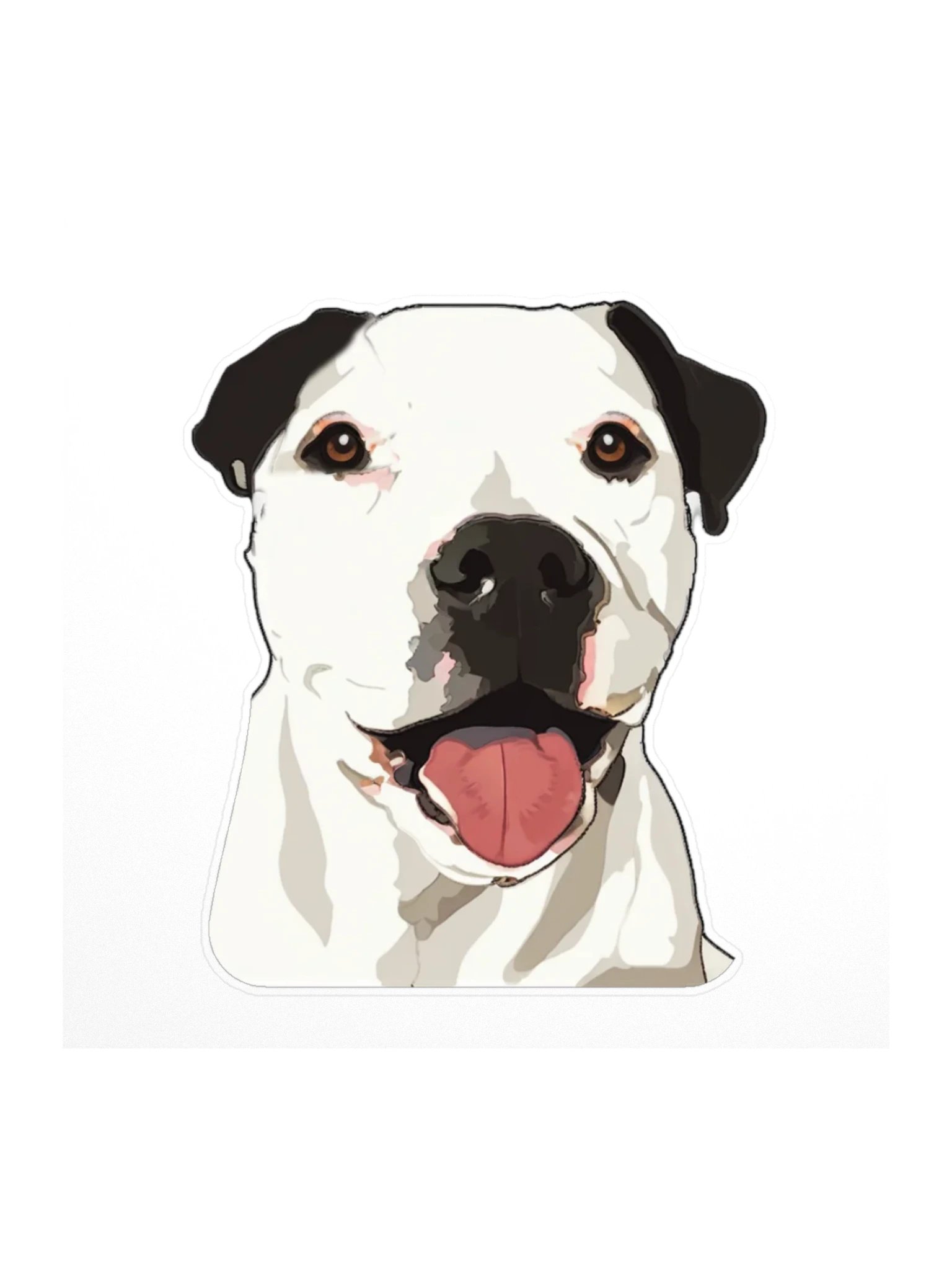 Good Boy Portrait Sticker product image (1)