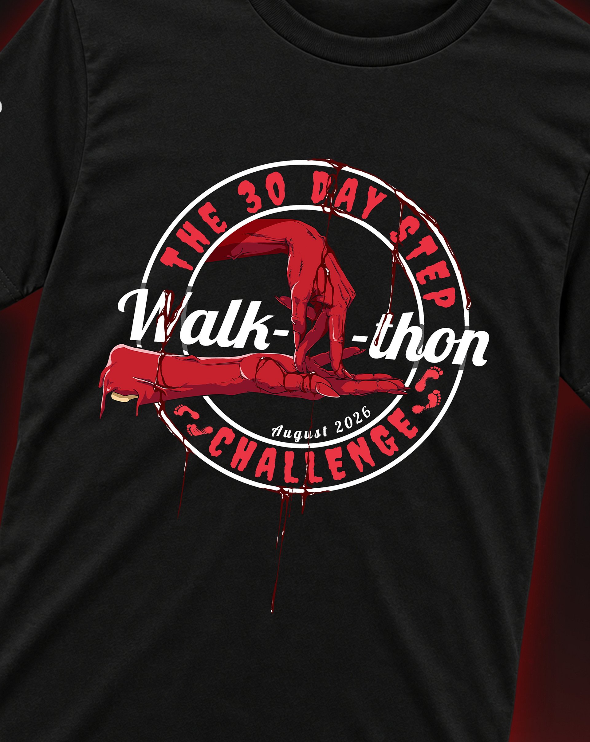 30 Day Step Challenge August 2026 | Commemorative T-Shirt product image (2)
