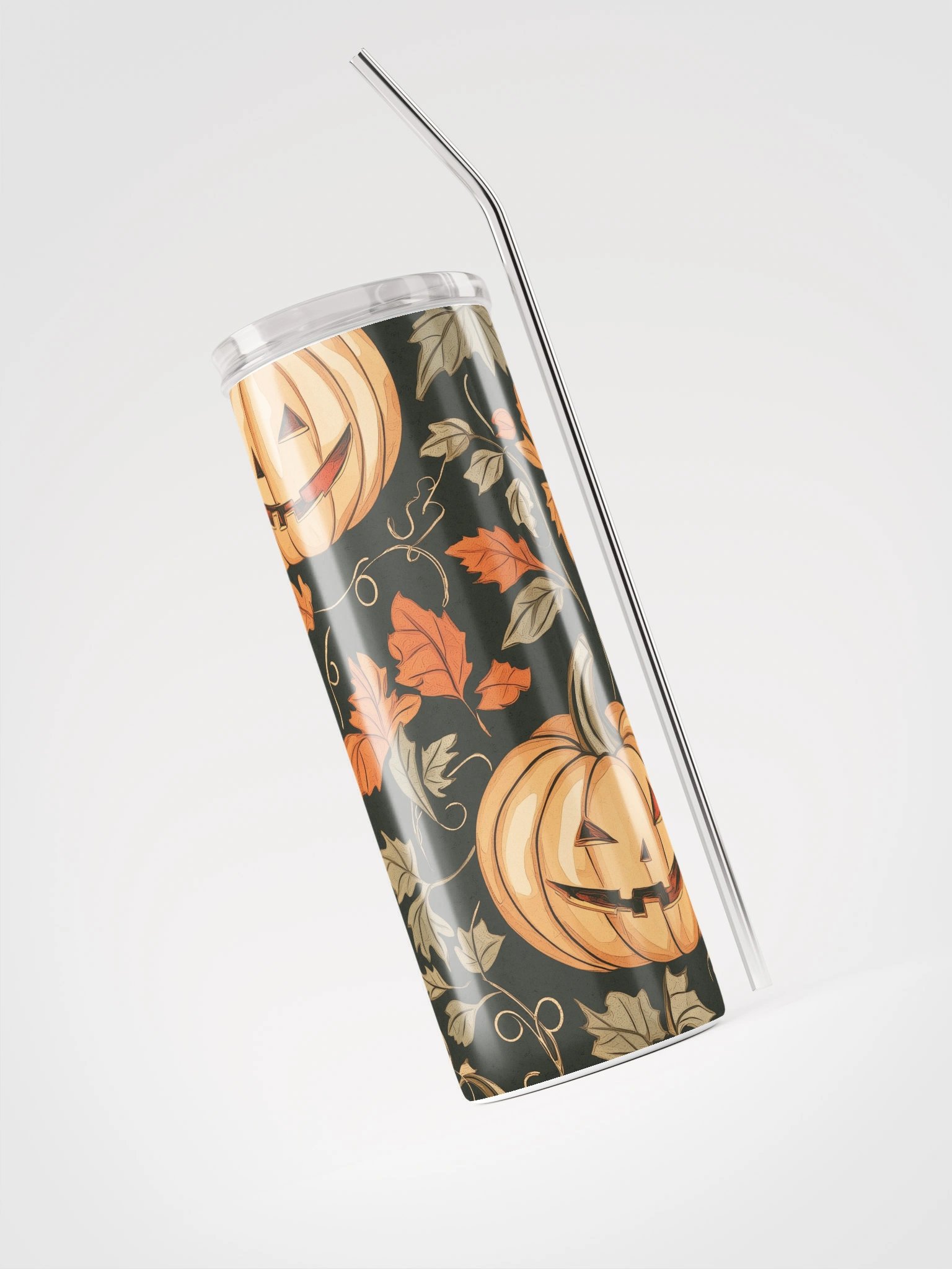 Autumn Pumpkins Stainless Steel Tumbler product image (3)