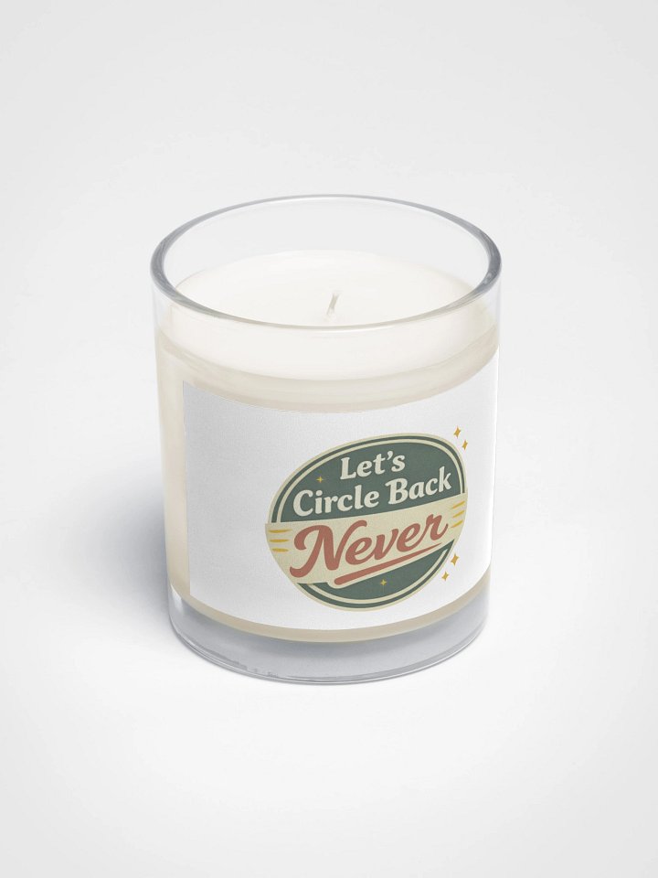 Let's Circle Back Never Candle product image (2)