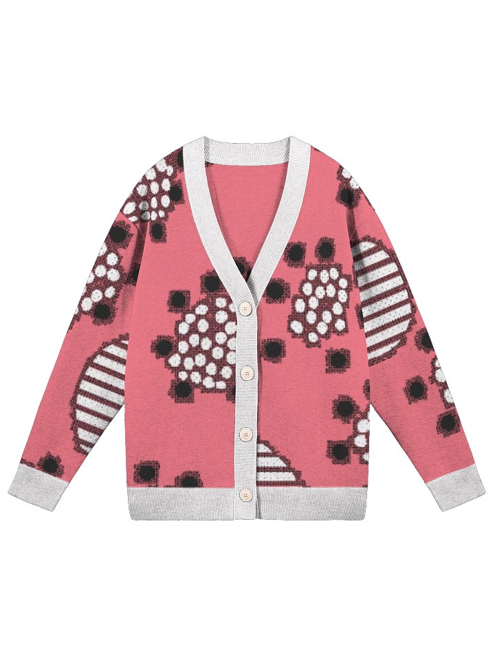 GEOMETRIC FUSION KNITTED CARDIGAN product image (2)