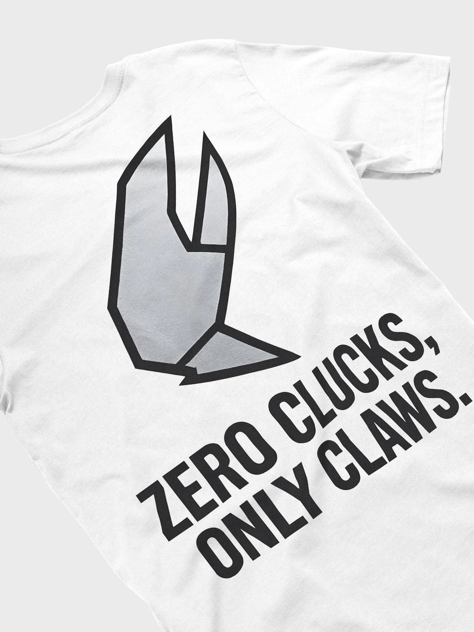Zero Clucks, Only Claws T-Shirt | Minimal Geometric Lobster Tee product image (6)